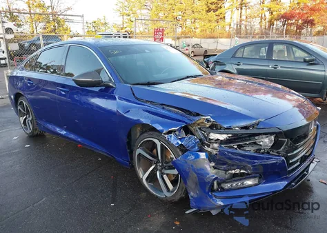 2018 Honda Accord Sport from USA, damaged, VIN 1HGCV1F37JA125774